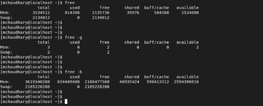 How to check Memory Usage in Linux - Middleware DevOps
